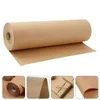 # 1 рулон 30 см x 123 м из рулона рубца для бумаги для подарочной упаковки коричневая бумажная рулон для живописи 240426