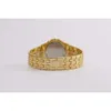 Factory Wholesale Custom Gold-plaquée CZ VVS VVS Moisanite Diamond Full Iced Out Watch