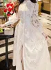 Robes de fête Putao Broiderie Robe de bal formelle BELLE BEAUPLE SLIM LACE SPIR MIDE-CALF MARIAGE DES FEMMES PRINTEMPS 2024 MODE