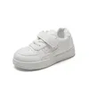 Tenis baskets enfants chaussures bébé printemps garçons filles sport chaussures décontractées en cuir en cuir en cuir soft enfants petit blanc 240426