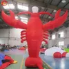 8mh (26 pieds) avec ventilateur Livraison gratuite Activités extérieures Modèle de homard gonflable Prawfisp Procambarusclakii Rouge Lobster pour la publicité