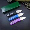 Coltello tattico automatico di alta qualità 5 S35VN SATILE Aviazione in raso Aviazione Aviazione in alluminio escursionismo da campeggio esterno EDC CASCHI