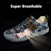 Casual schoenen canvas heren camouflage man sneakers outdoor niet-slip schoen slijtage wandelen voor mannen tactische sneaker