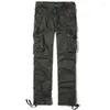 Pants pour hommes camouflage jogging jogging multi-poche tactique d'été travail