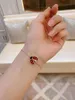 Peoples choice to go essential braceletHigh Gold Seven Star Ladybug Flower Bracelet Female Blossom Bee with common vnain