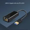 Nowa karta sieciowa USB 3.0 Ethernet USB do RJ45 1000 Mbps LAN RTL8153 dla Win7/Win8/Win10 dla MacBook Laptop Ethernet Karta sieciowa USB 1000 MBPS