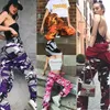 Sommer Damen Damen Camo Cargo Hosen Hosen Casual Hosen Militärarmee Kampf Camouflage Jeans Stifte Hosen rosa rot grau 240424