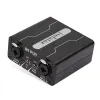 Microfoons 1PCS GX200 Audio -isolator DualChannel 6.5 XLR Mixer Audio -isolator Stroomgeluidsruismixer Microfoon Common grondfilter