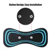 EMS Cervical Spine Massager Mini Electric Neck Massager Tens Low Pulse Neck Back Body Muscle Stimulator Arm Leg Relaxation Pads 240426