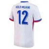 24 25 Eur0 Cup French Jersey MBAPPE THURAM DEMBELE COMAN SALIBA KANTE Maillot De Maillots GRIEZMANN Kids Full Sport Sets With Socks Football Shirt Size 16-28