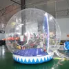 Activités de jeux d'extérieur gonflables 4m dia (13,2 pieds) avec soufflant sur mesure de chariot gonflable sur mesure avec une tente de dôme de Noël claire légère