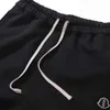 Summer Blockbuster 24 new Dark RO Main line co-MOC Badge pure cotton elastic drawstring shorts for men and women