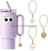 Other Drinkware 3pcs/set Letter Charm Accessories For 40Oz Cup Initial Name Id Personalized Handle Tumbler Wll2204 Drop Delivery Home Garden
