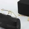 Designer -Sonnenbrillen neue feldernde und zerteilte Sonnenbrillen kleine Box -Sonnenbrillen können mit der optischen Myopia -Brille abgestimmt werden