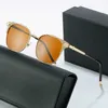 Designer Sunglasses Trendy new business flat lenses mens Croix large frame anti blue light myopia glasses metal frame