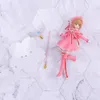 Anime urocza różowa karta porywacz sakura figurki modele figurki figurka modelka