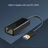 Nieuwe USB 3.0 Ethernet Adapter USB -netwerkkaart naar RJ45 1000Mbps LAN RTL8153 voor Win7/Win8/Win10 voor MacBook Laptop Ethernet USBFor USB Network Card 1000Mbps