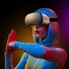 Bril helm smartphone videogame binocuals 3D VR -headset virtual reality voor 57 inch 240424