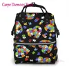 Backpack Colorful Autism Awareness Puzzle Pieces Heart Diaper Bags Large Baby Nappy Changing Bag For Care