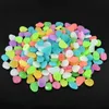 Dekoracje ogrodowe 25/50pcs blask w ciemnym ogrodzie Pebbles świecą kamienie kamienie na chodniki ścieżka ogrodowa patio trawnik ogrodowy dekoracje Luminous Stones