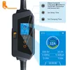 Charge rapide pour le véhicule électrique Type 2 32A 7KW Application de chargeur EV portable Contrôle Wi-Fi en définissant le temps de charge actuel