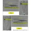 Ferramentas de batedor de arame de aço inoxidável Misturando mexendo batendo batedor de ovos de ovo Durável 4 tamanhos de 6 polegadas/8 polegadas/10 polegadas/12 polegadas mantidas 2024428