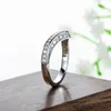 Anelli a grappolo Felice 2 mm Moissanite a forma di cuore Famiglia nuziale per donne 925 Sterling Silver D Color Lab Diamond Diamante Gioielli ad anello classico
