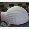 Outdoor Activities 10m dia (33ft) Inflatable Igloo Dome Tent with led light White Structure Workshop for Event Party Wedding Exhibition Business Congress