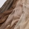 Viscose Hijab Set de color a juego Capla de algodón liso Modal Mujeres musulmanas Bufanda Soft Sofw Rayon Double Stitches Borde Buff Hijab 240419