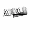 18 mm 20 mm 22 mm 24 mm Band de montre en acier inoxydable solide pour bracelet pliage boucle universelle 240424