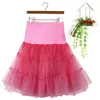 Röcke cosplay süße mehrere Farben erhältlich weibliche Tutu -Prinzessin Rock Tulle Petticoat Underskirt Vielseitige Frauen Party geschwollene s