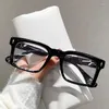 Zonnebril Merkontwerper Men Zwart vierkant leesglazen Optisch blauw licht filter Presbyopia Eyewear Trend Small frame rijstnagel