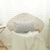 Coussin / rhombus décoratif rayure décorative rectangulaire couvre en peluche couverture coussin canapé décor