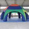 Colorful Big Party Shelter Inflatable spider dome tent air blown Arch Marquee House Come with Blower For sale/rental no door curtains