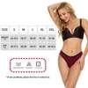 PALANDE DE FEMMES 7 PACK Coton Coton Sous-vêtements Femme Sexy Bikini Breaspable Dames Invisible Femmes Hipster