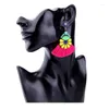 Stud -oorbellen Bohemia Tassel hanger studs voor vrouwen etnische harsverklaring post chunky mode sieraden pendientes