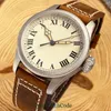 Polshorloges Tandorio duiken vintage automatisch horloge voor mannen 20Bar waterdichte NH35 PT5000 Romeinse cijfers Saffier kristal muntrand 39 mm 39 mm