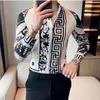 Heren DRAAD SHIRTS HENS MENS Designer Shirt Herfst Lange Mouw Casual Mens Dres Hot Style Homme Clothing M-6XL