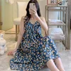 Women's Sleepwear Summer Viscose Night Dress Casual Women Nightgowns Sleeveless Lady Loungewear Solid Color Pajama Sleeping