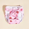 Dog Apparel shorts de estimação calças fisiológicas sanitárias laváveis fraldas de calcinha de menstruação feminina