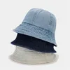 ベレー帽Four Seasons Cotton Solid Bucket Hat Fisherman Outdoor Travel Sun Cap for Women 07