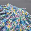 Baby Girls Flower Culottes Summer Sweet Frasnable Childrens Floral Wide-leg Pants Kids Girls Mini Shorts 240409