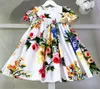 Neues Sommerkleid für Mädchen Baby Kleidung Geburtstagsfeier Prinzessin Kleid Urlaub Urlaub Kinder Kleidung Kleidung