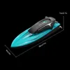 Remote Control Boat Pool Toys Brush Motor Water RC Speedboat Toy Max Speed 20km/h 80m Control Distance for Lake Swimming Pool 240417