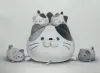 Juguetes aixini linda mamá con 4 almohadas de animales de peluche pequeños kawaii dog menor panda peluche juguete suave gatito gatito almohada