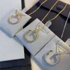 Designer sieraden designer ketting hanger kettingen 18k rosé goud vergulde spijker ketting mode veelzijdige diamantcollar keten sieraden moederdag cadeau