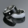 Fashion Mens Ring Magic Wear NFC Smart Finger Digital voor Android -telefoons met functioneel paar roestvrij staal 240423