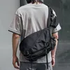 Japão, estilo coreano masculino Bolsa Crossbody Bag impermeável de grande capacidade Esporte leve Sport casual Messenger Sling 240416