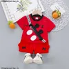 Kinderen trainingspakken Babykleding Pak Kinderen Fashion Boys Girls Cartoon T -shirt Shorts 2 stks/set peuter casual kleding