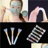 Badgereedschap Accessoires SM002 Zachte Sile Face Mask Borstel Beauty Tool Face Mud -applicator Haarloze lichaamslotion en Butter Drop Delivery OTQRB